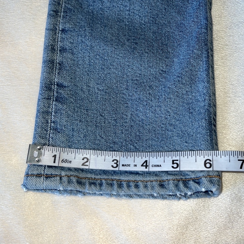Agolde Riley Distressed Jeans Size 24 - Picture 6 of 16
